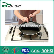 PTFE non-stick frying pan liner, Dia rodada 32 centímetros, esteira para fritar e assar